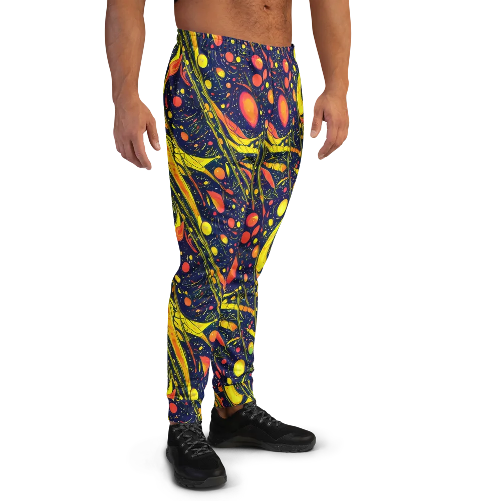 Citrus Vortex on Men's Joggers — Right