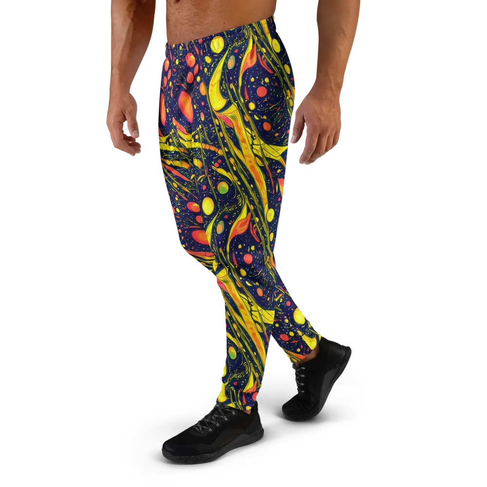 Citrus Vortex on Men's Joggers — Left