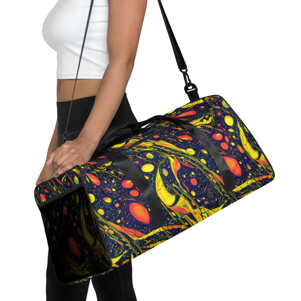 Citrus Vortex on Duffle Bag — Front