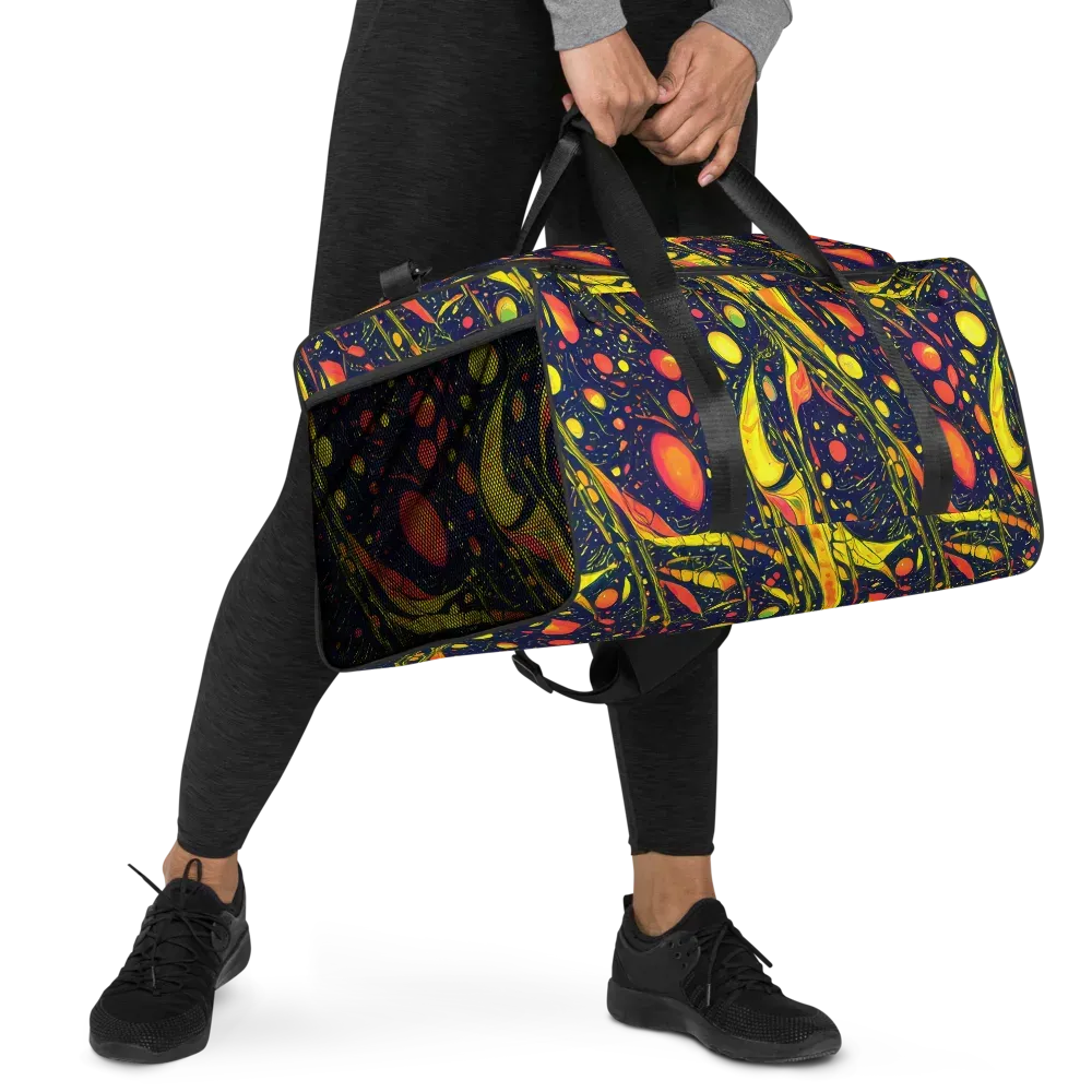 Citrus Vortex on Duffle Bag — Right Front