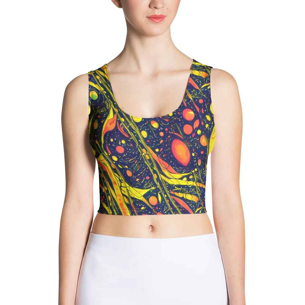 Citrus Vortex on Crop Top — Front