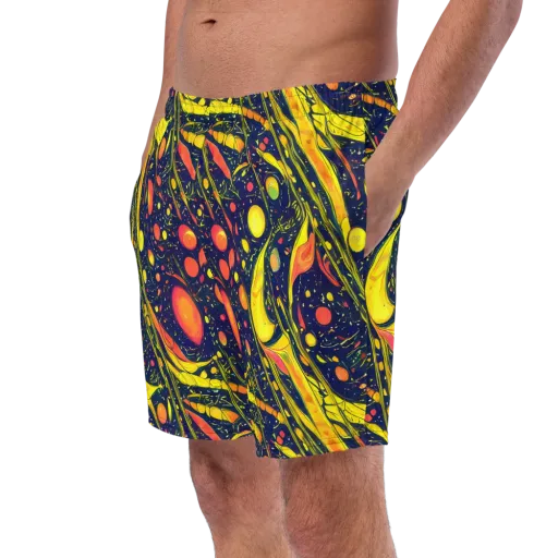 Citrus Vortex on a Swim Trunks