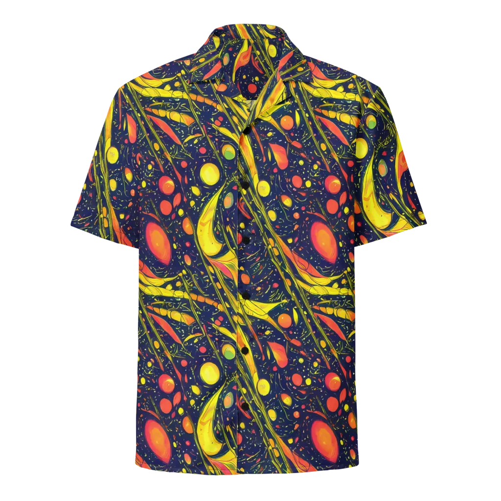 Citrus Vortex on Button Shirt — Front