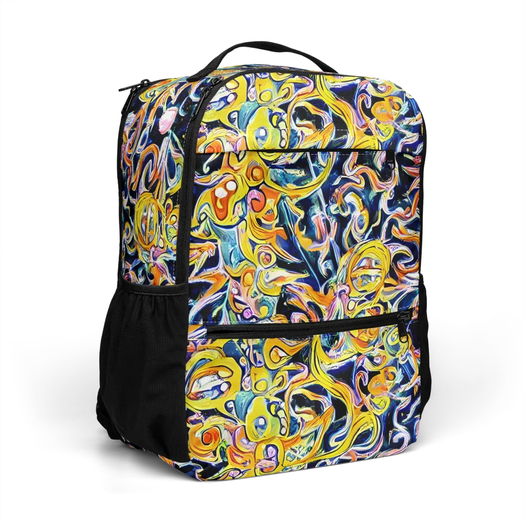 Liquid Sunstorm on Utility Backpack — Right Front
