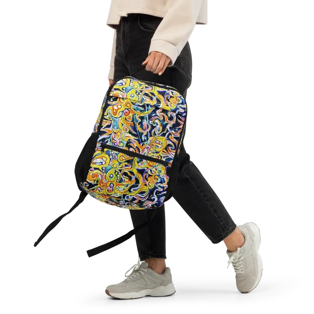 Liquid Sunstorm on Utility Backpack — Front