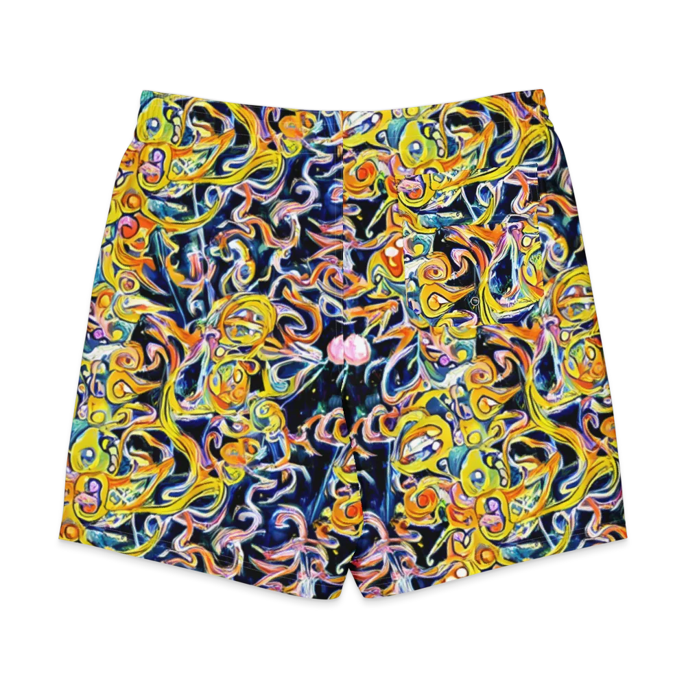 Liquid Sunstorm on Men's Board Shorts — Back