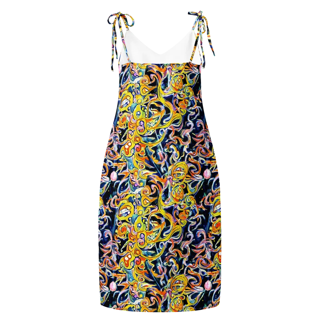 Liquid Sunstorm on Slip Dress — Back