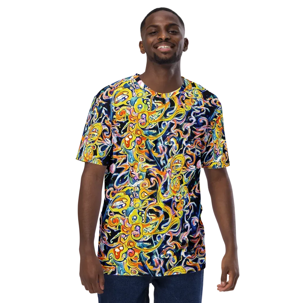 Liquid Sunstorm on Men's Crew Neck T-Shirt — Front