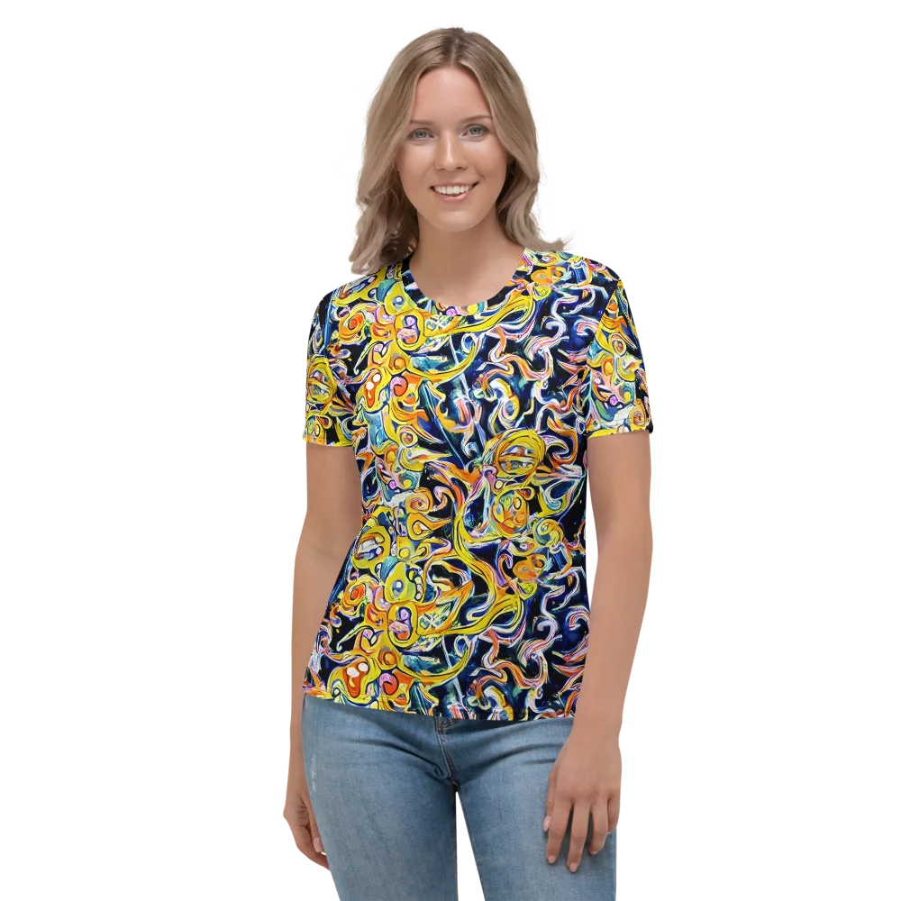 Liquid Sunstorm on Women's Crew Neck T-Shirt — Front