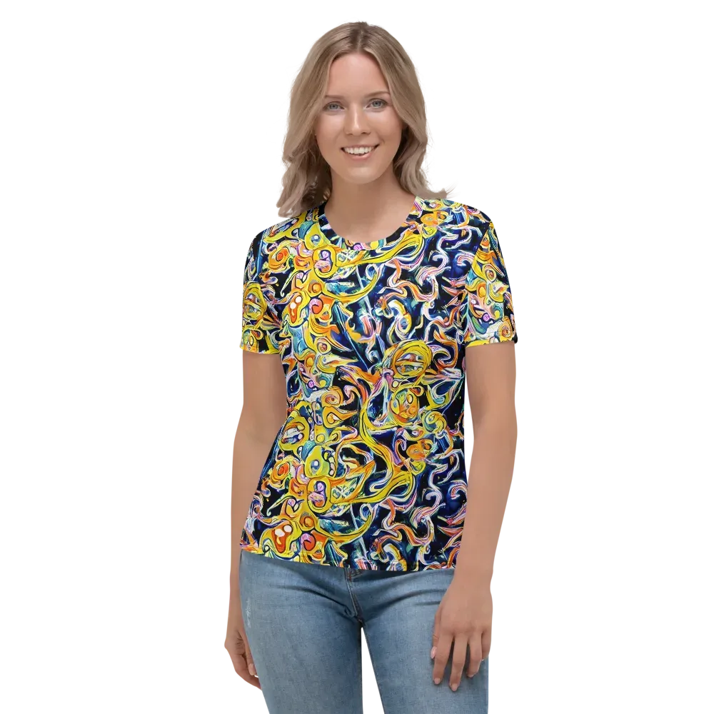 Liquid Sunstorm on Women's Crew Neck T-Shirt — Front