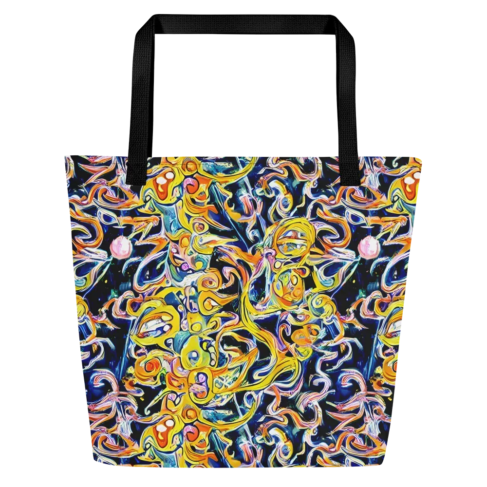 Liquid Sunstorm on Large Tote Bag W/ Pocket — Front