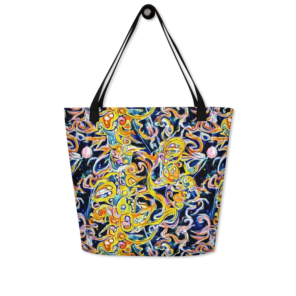 Liquid Sunstorm on Large Tote Bag W/ Pocket — Front