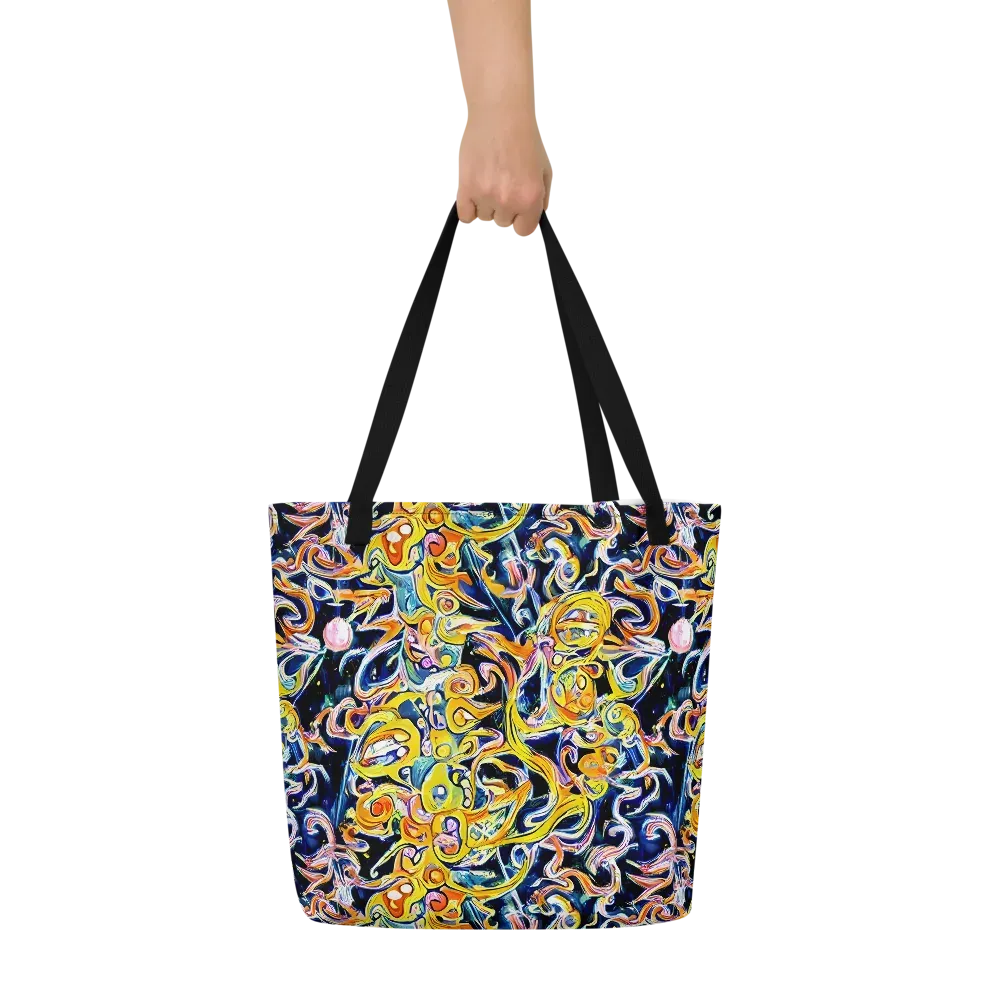 Liquid Sunstorm on Large Tote Bag W/ Pocket — Front