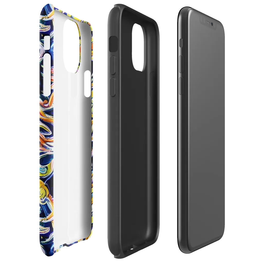 Liquid Sunstorm on Tough Case for iPhone® — Right