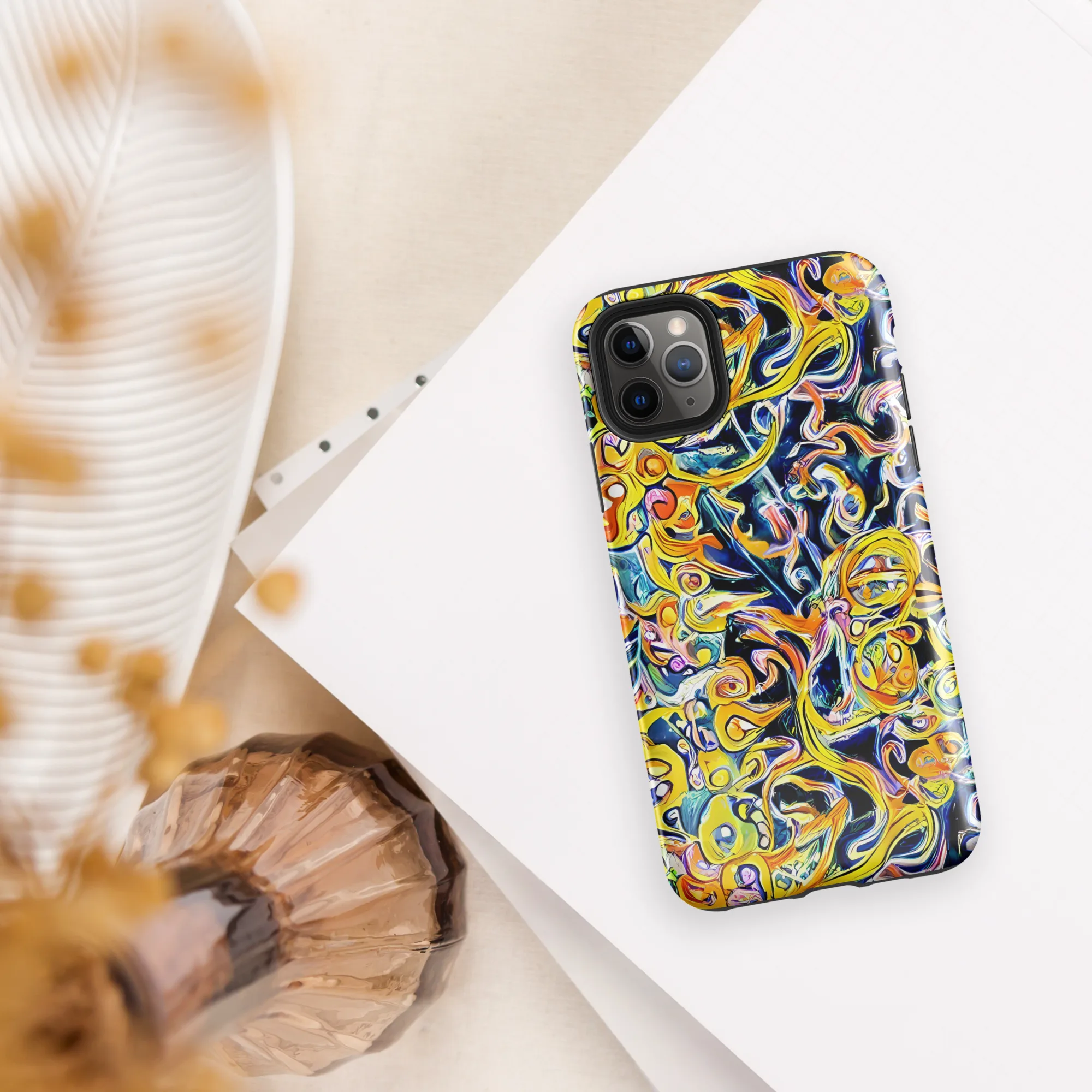 Liquid Sunstorm on Tough Case for iPhone® — Front