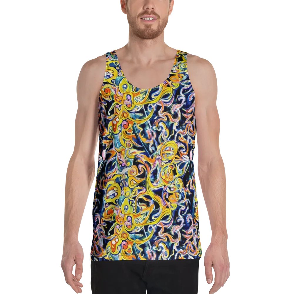 Liquid Sunstorm on Men's Tank Top — Front