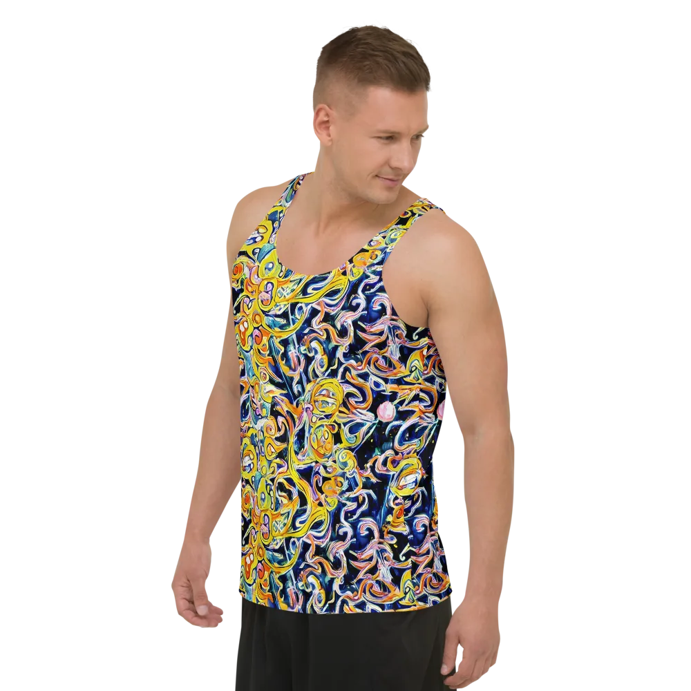 Liquid Sunstorm on Men's Tank Top — Left Front
