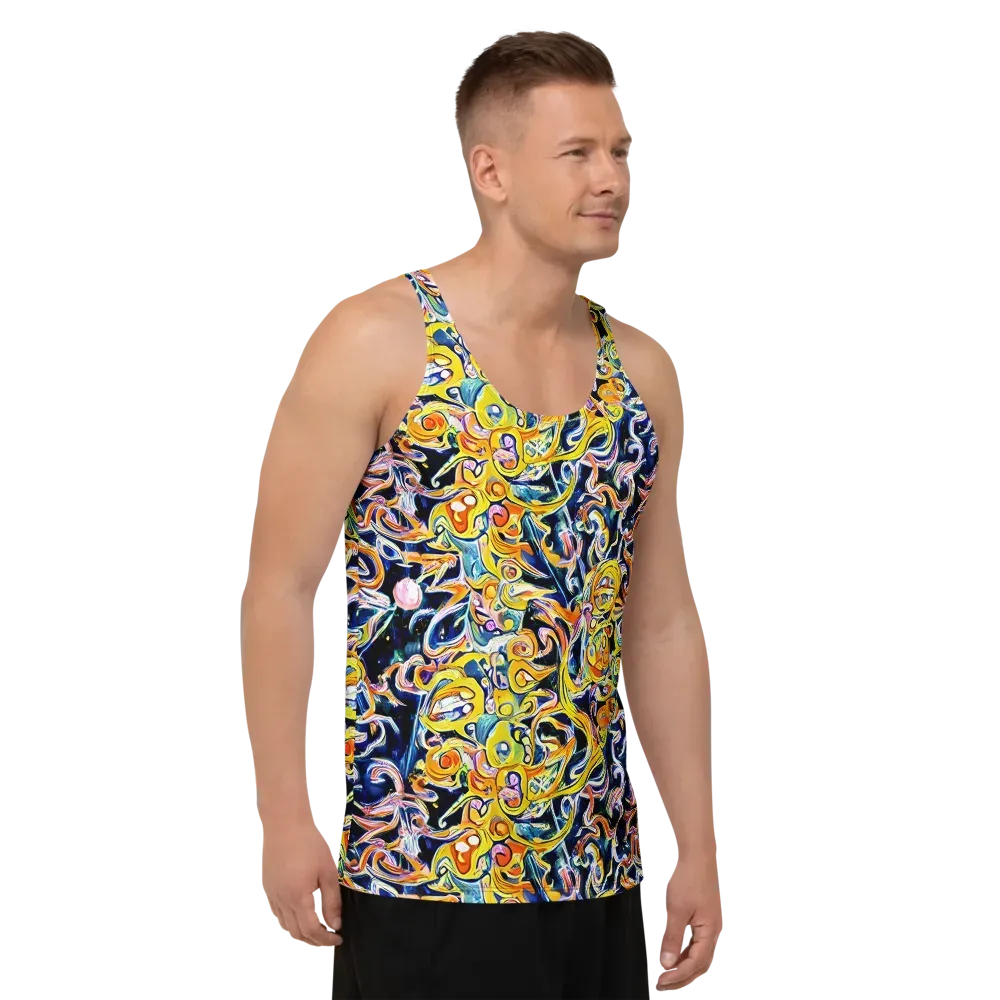 Liquid Sunstorm on Men's Tank Top — Right Front