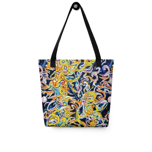 Liquid Sunstorm on a Tote Bag