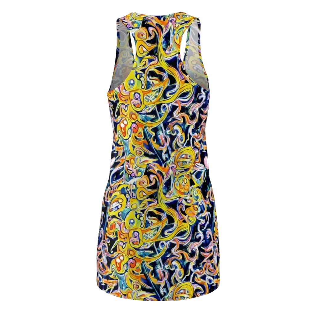 Liquid Sunstorm on Racerback Dress — Back