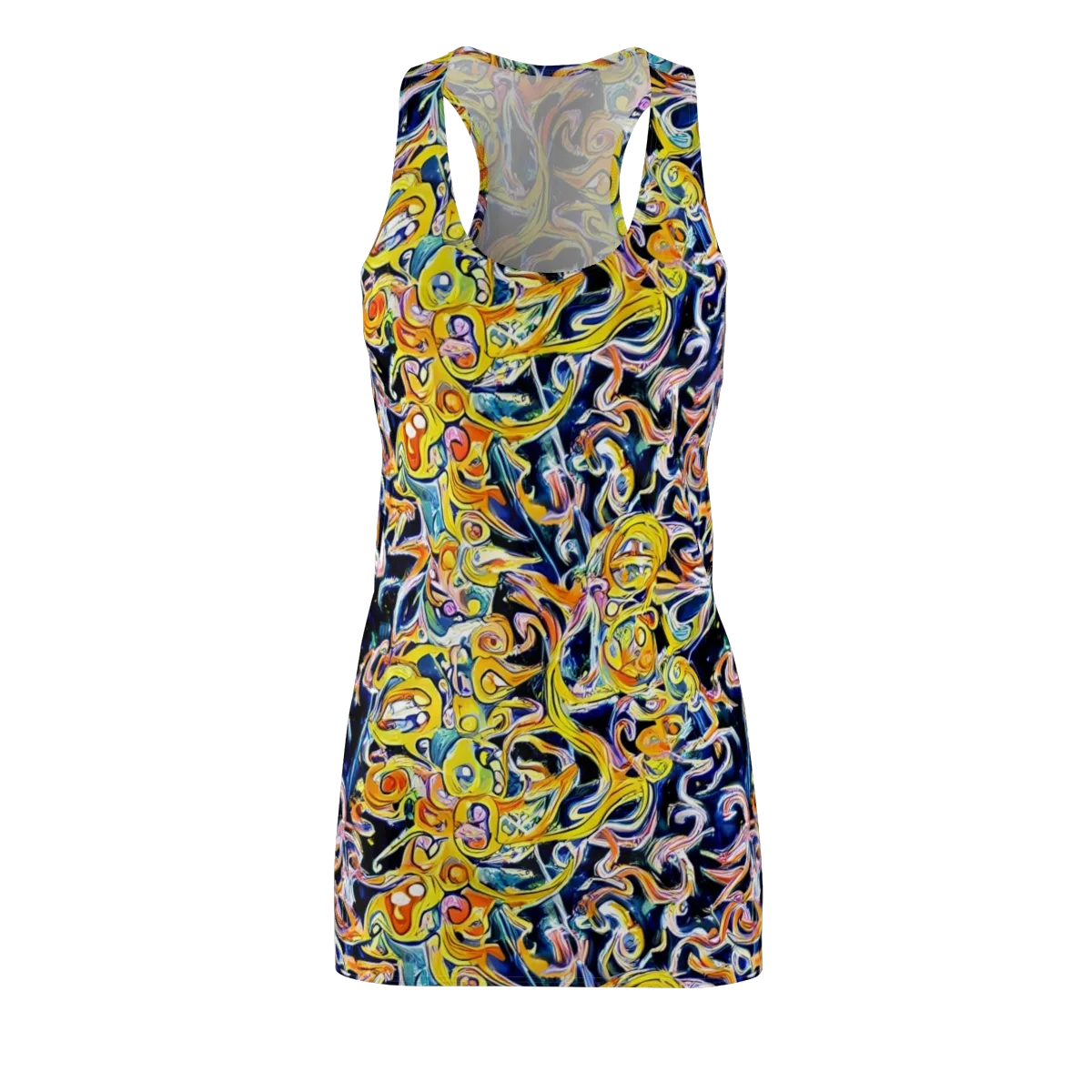 Liquid Sunstorm on Racerback Dress — Front