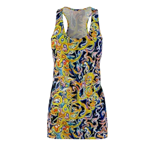 Liquid Sunstorm on a Racerback Dress