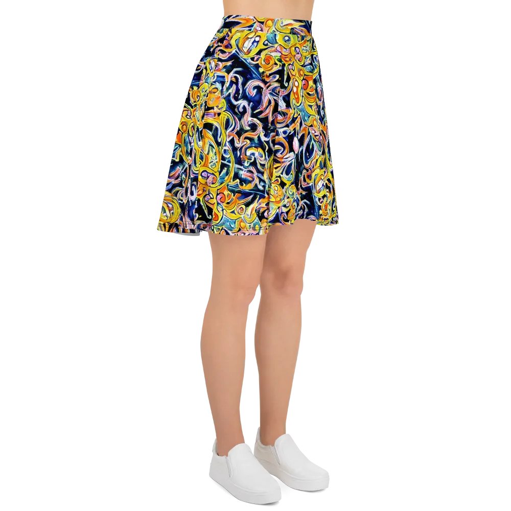 Liquid Sunstorm on Skater Skirt — Right