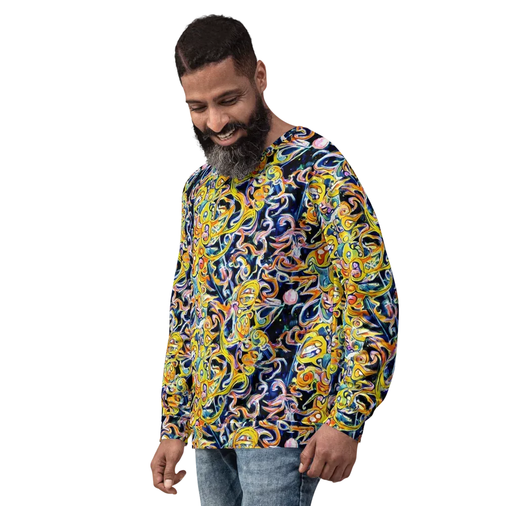 Liquid Sunstorm on Sweatshirt — Left Front