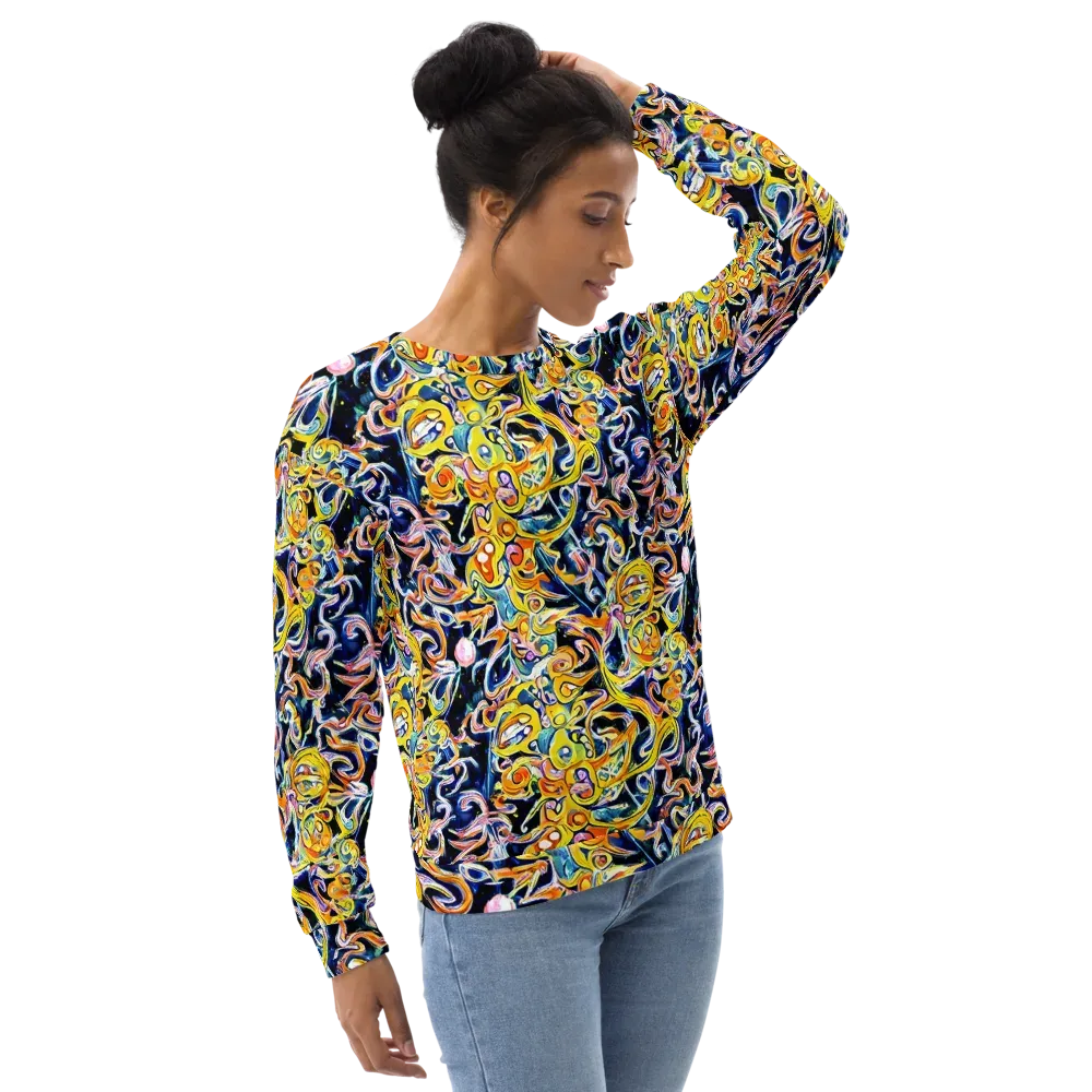 Liquid Sunstorm on Sweatshirt — Right Front