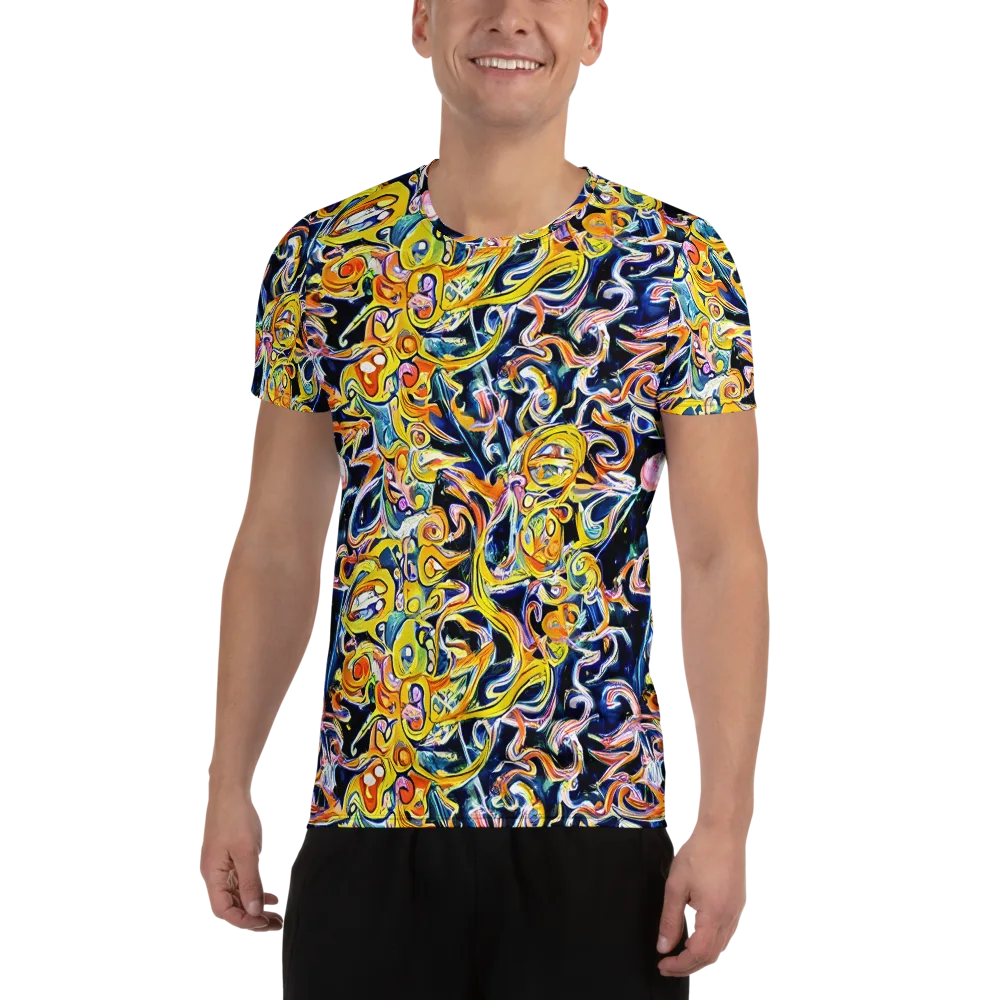 Liquid Sunstorm on Men's Athletic T-Shirt — Front