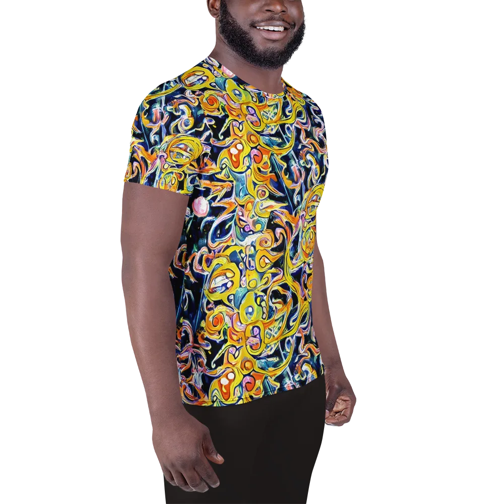 Liquid Sunstorm on Men's Athletic T-Shirt — Right