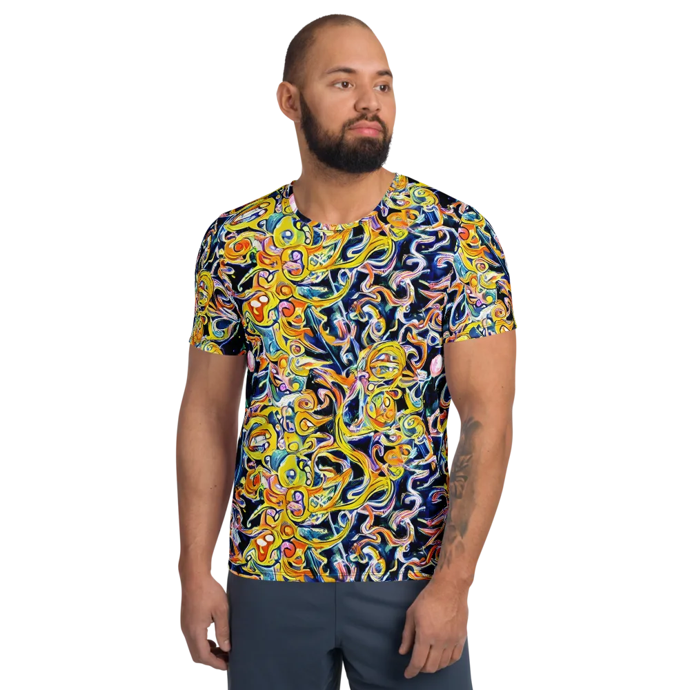 Liquid Sunstorm on Men's Athletic T-Shirt — Front