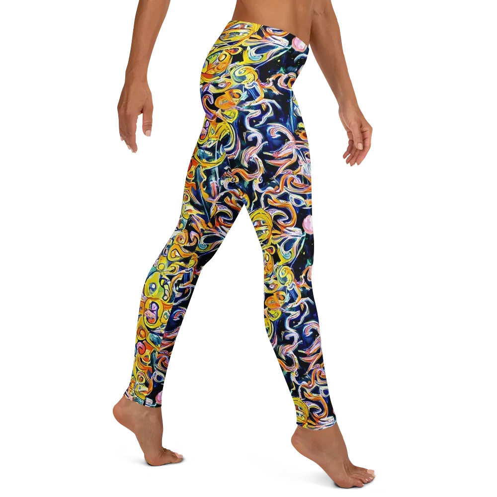 Liquid Sunstorm on Leggings — Right