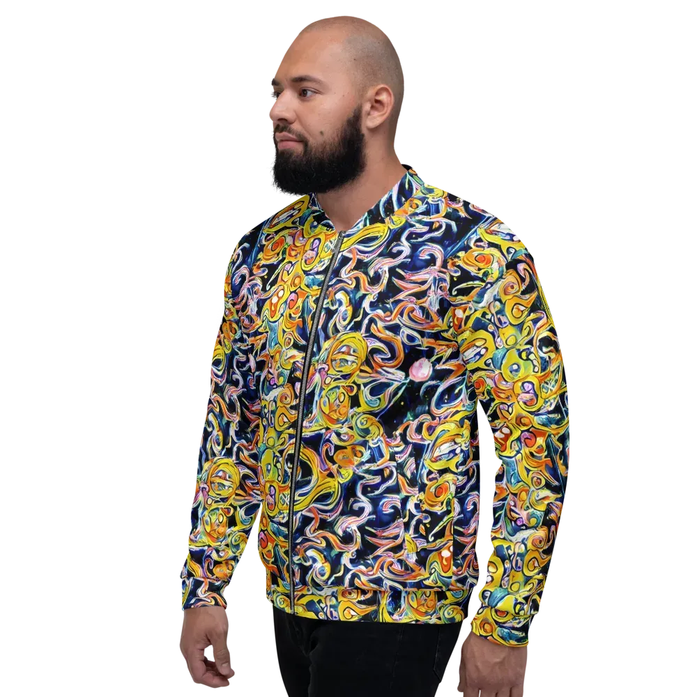 Liquid Sunstorm on Bomber Jacket — Left