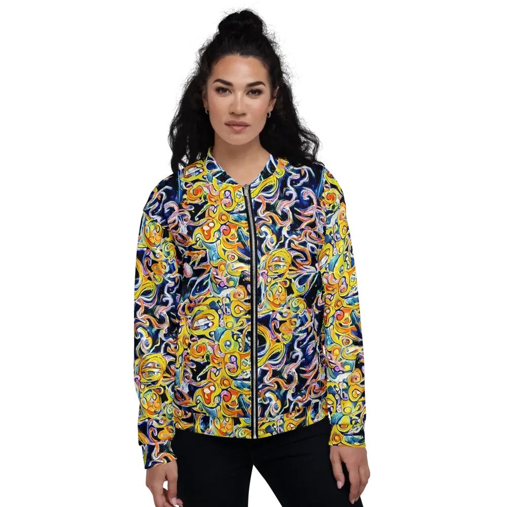 Liquid Sunstorm on Bomber Jacket — Front