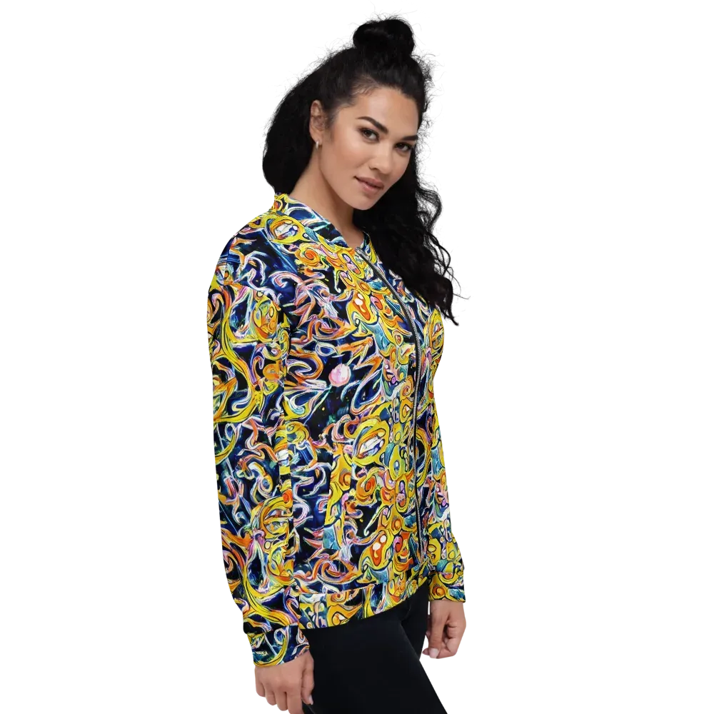 Liquid Sunstorm on Bomber Jacket — Right