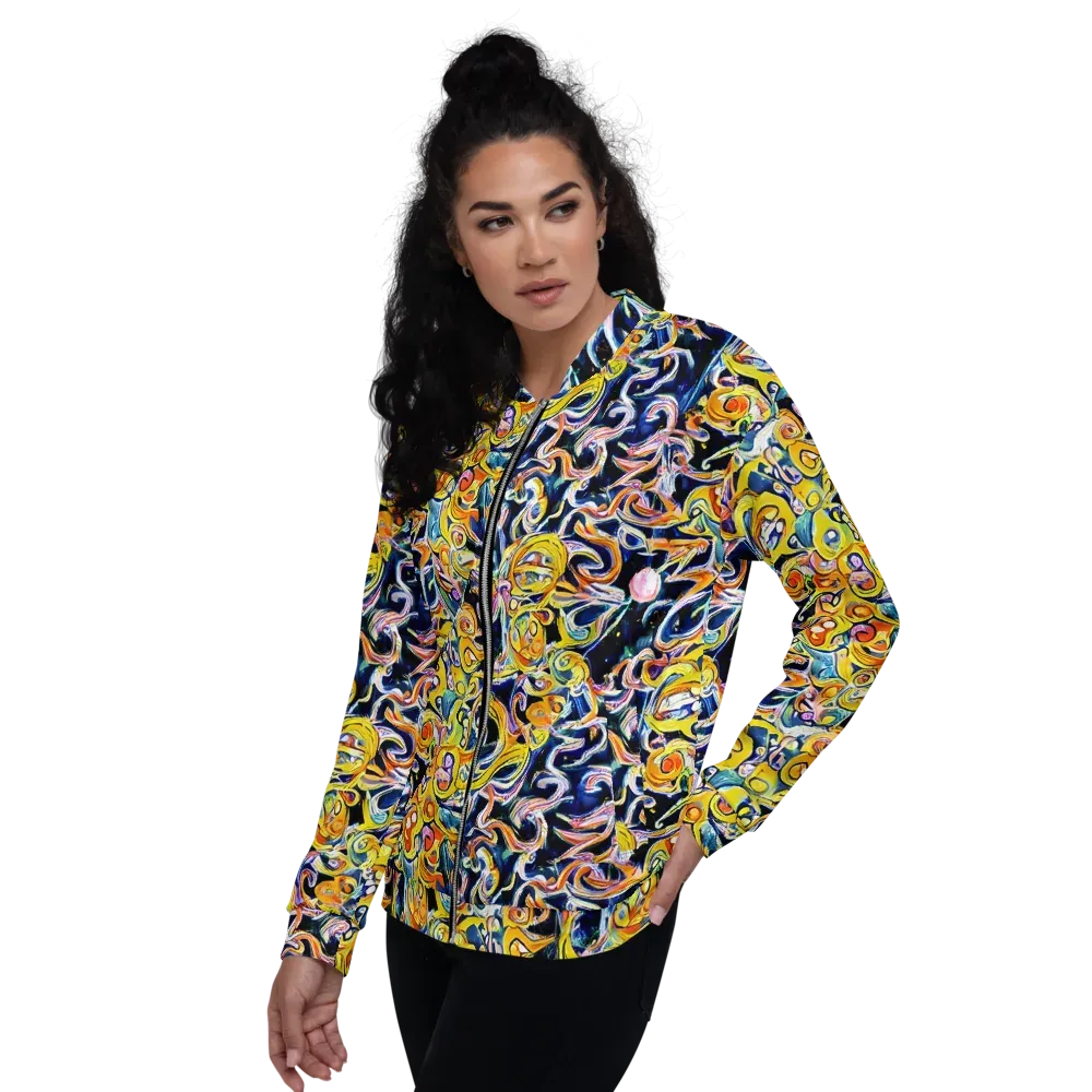 Liquid Sunstorm on Bomber Jacket — Left