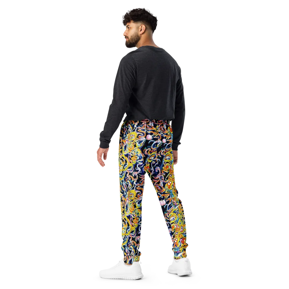 Liquid Sunstorm on Men's Joggers — Back