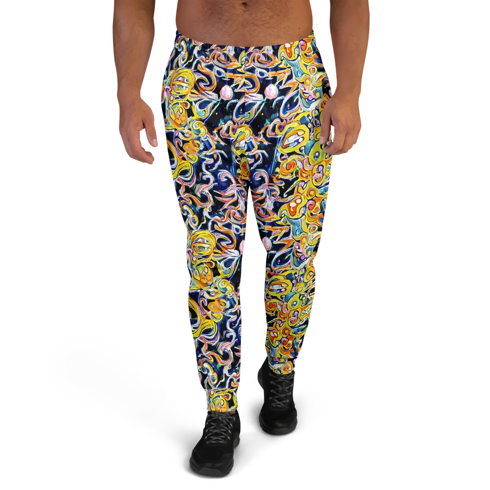 Liquid Sunstorm on Men's Joggers — Front
