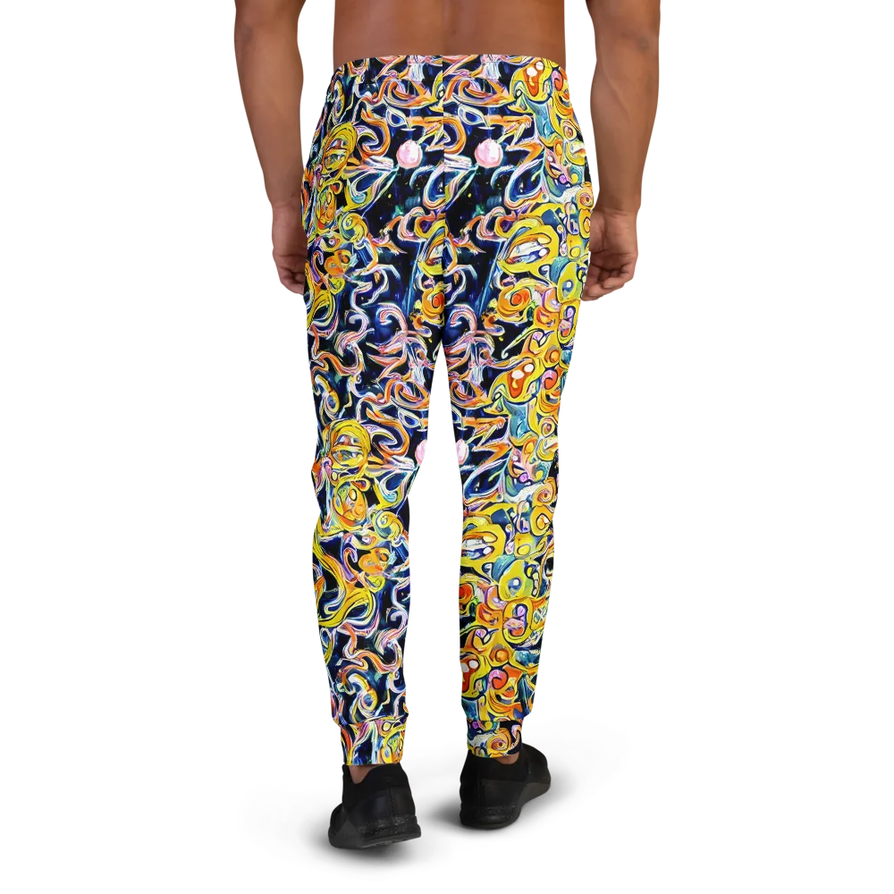 Liquid Sunstorm on Men's Joggers — Back