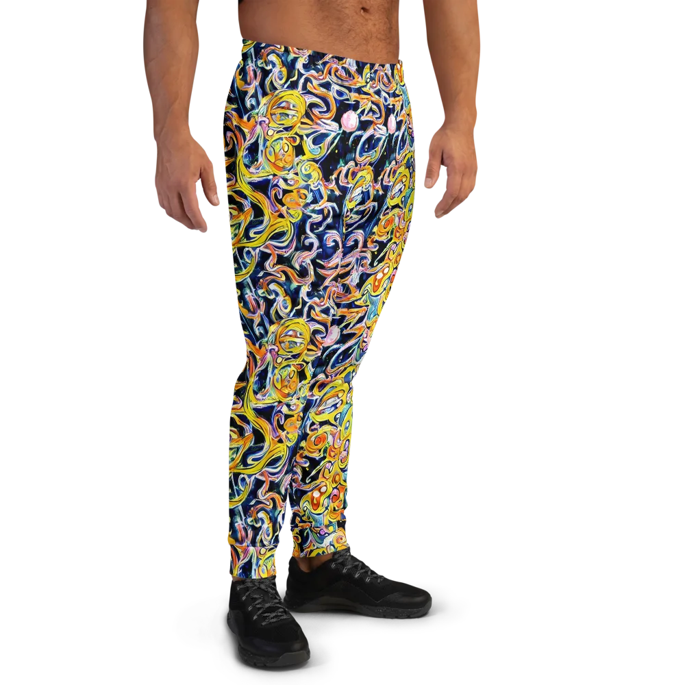 Liquid Sunstorm on Men's Joggers — Right
