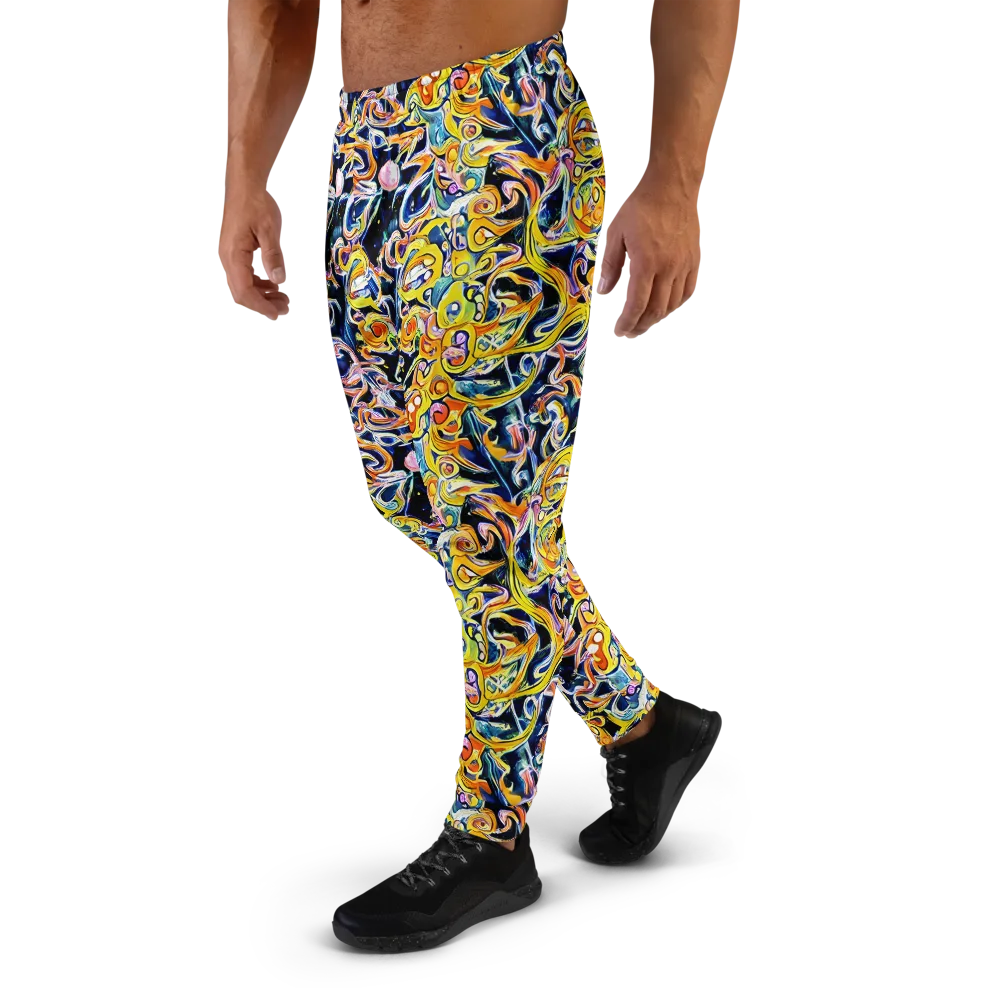 Liquid Sunstorm on Men's Joggers — Left