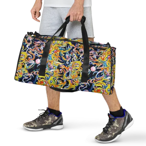 Liquid Sunstorm on a Duffle Bag