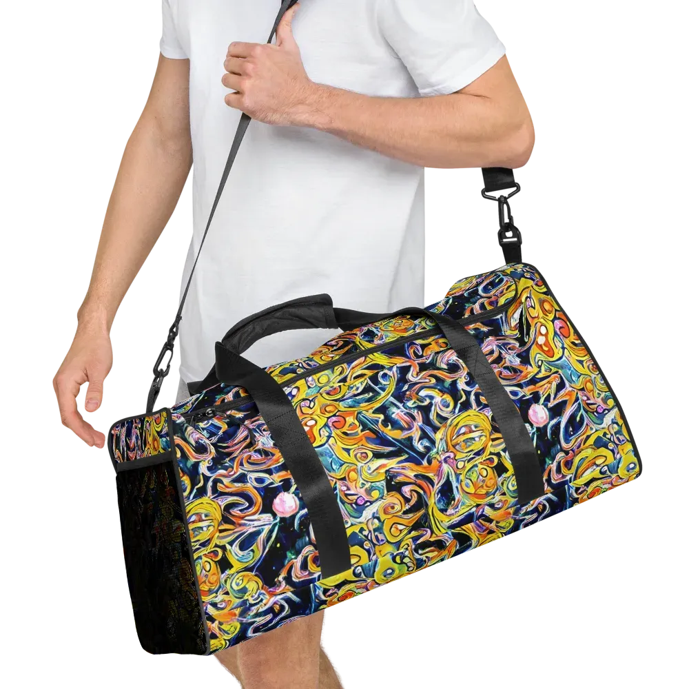 Liquid Sunstorm on Duffle Bag — Right Front