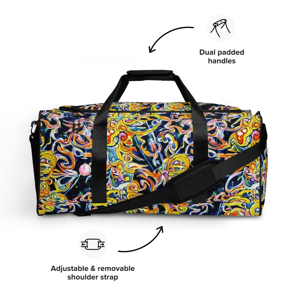 Liquid Sunstorm on Duffle Bag — Front