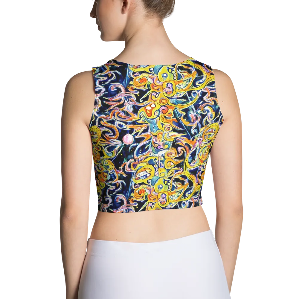 Liquid Sunstorm on Crop Top — Back