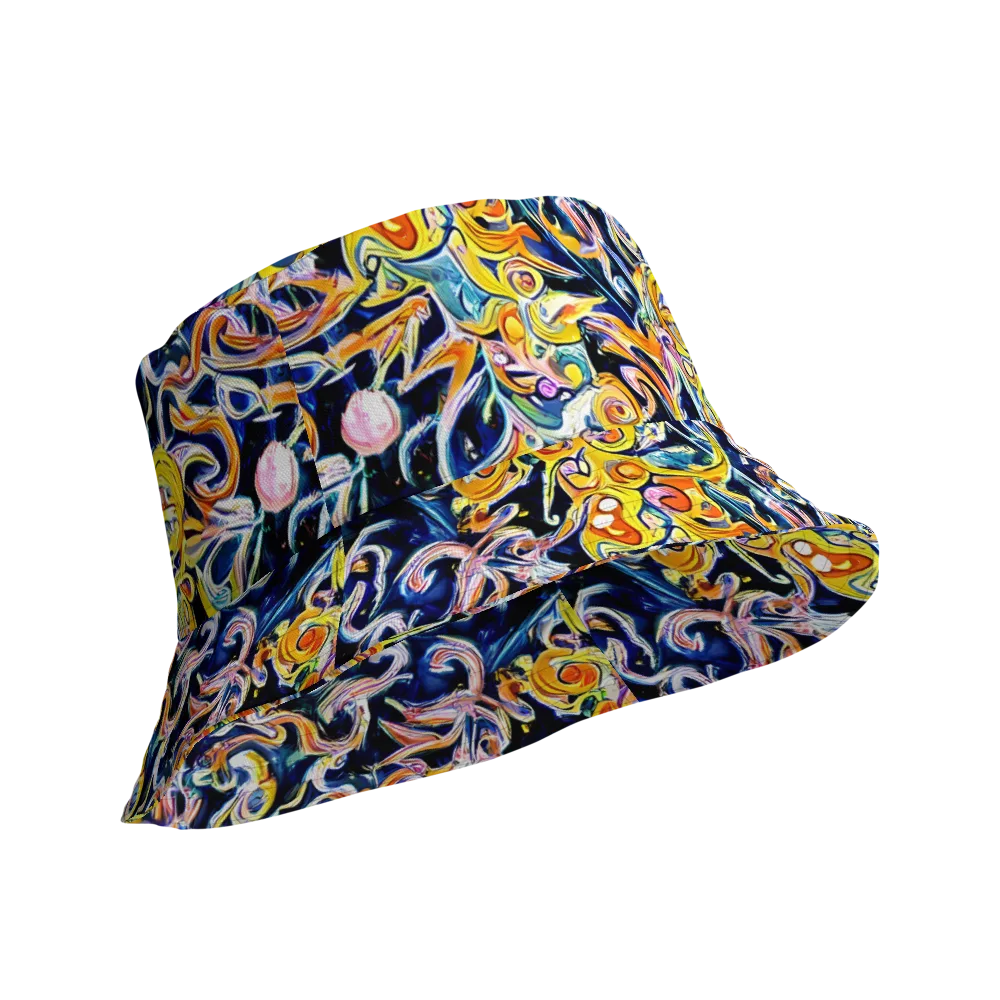 Liquid Sunstorm on Reversible Bucket Hat — Product details Outside