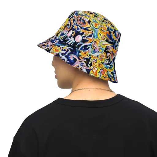Liquid Sunstorm on a Reversible Bucket Hat