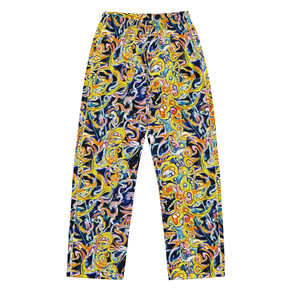 Liquid Sunstorm on Women's Pajama Pants — Front