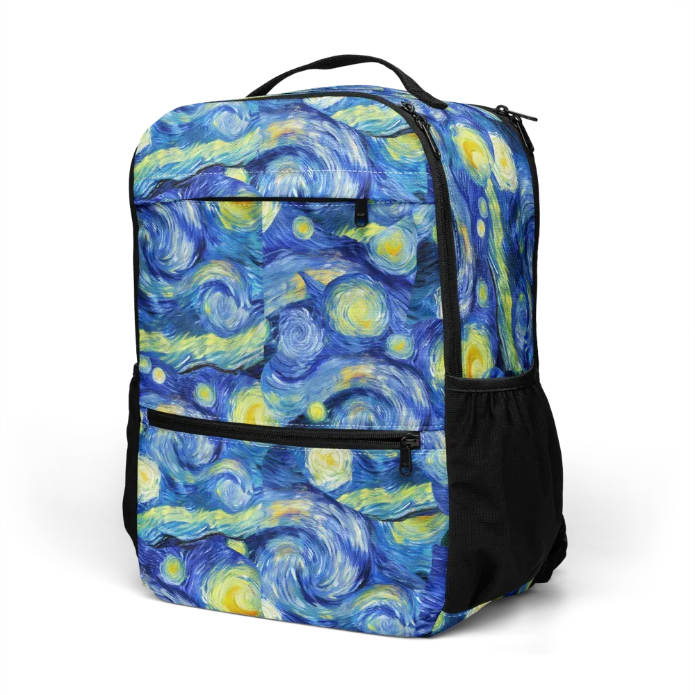 Cosmic Vortex on Utility Backpack — Left Front